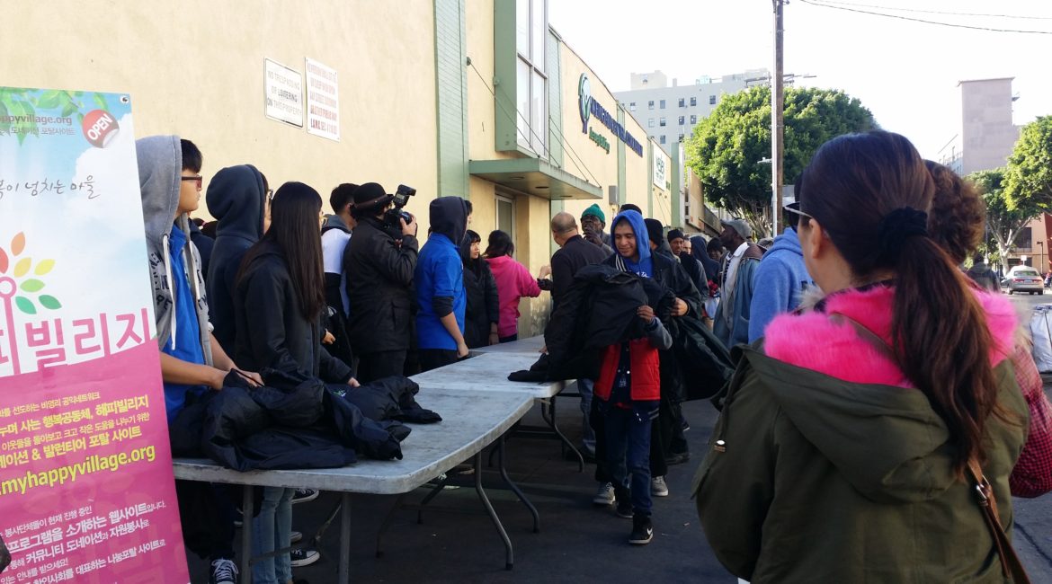 Winter Jacket Distribution for Homeless